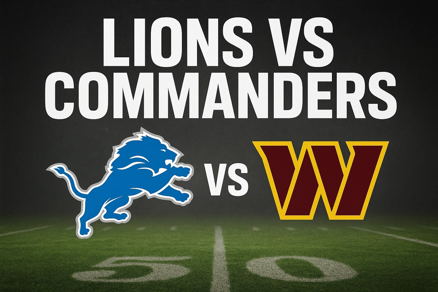 Lions vs Commanders